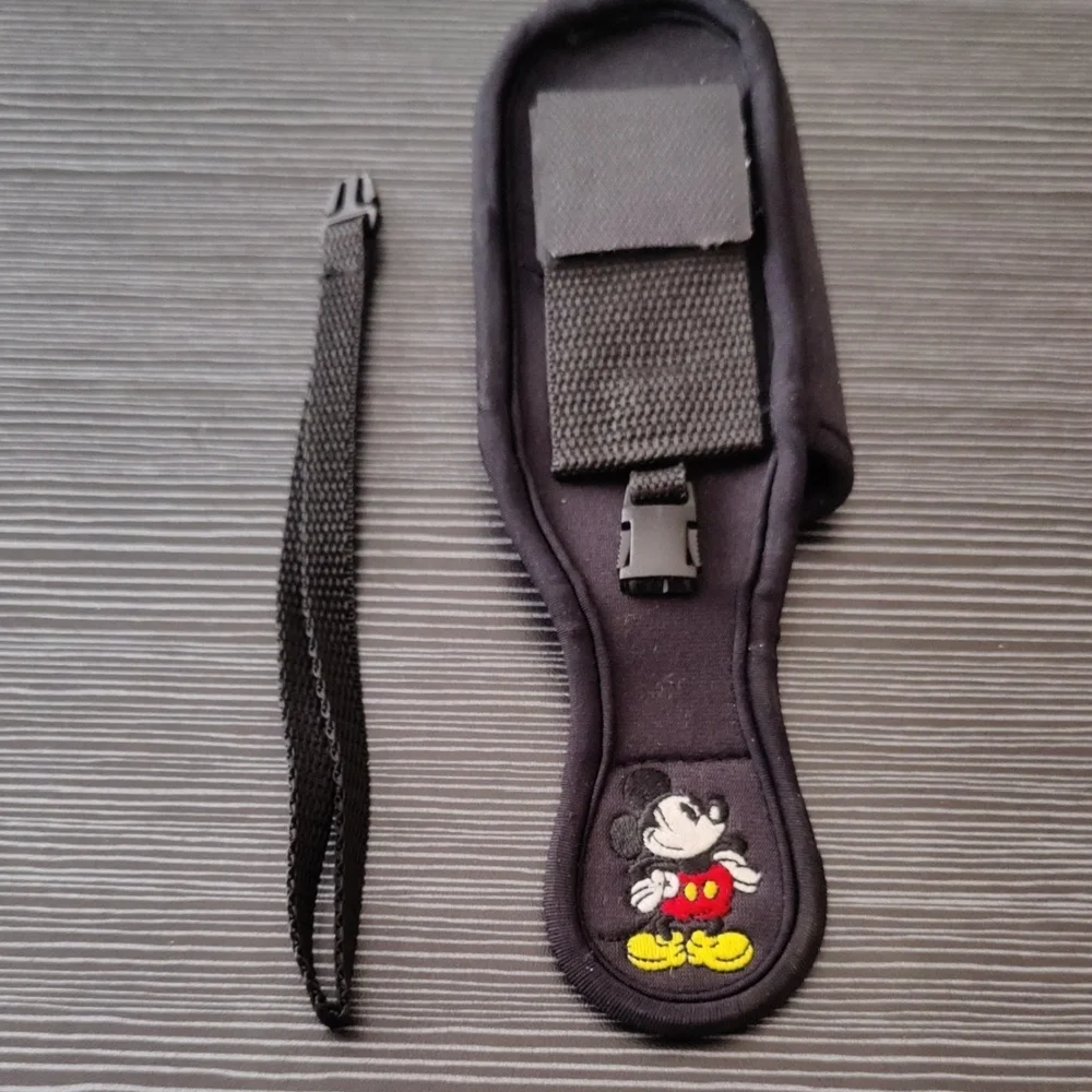 Disney Black Holster with Mickey Mouse Embroidery